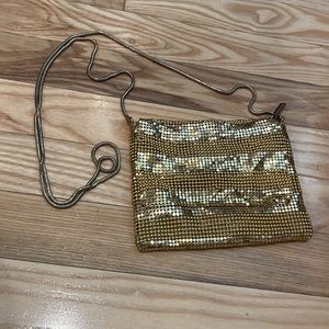 BCBG gold Chainmaille purse